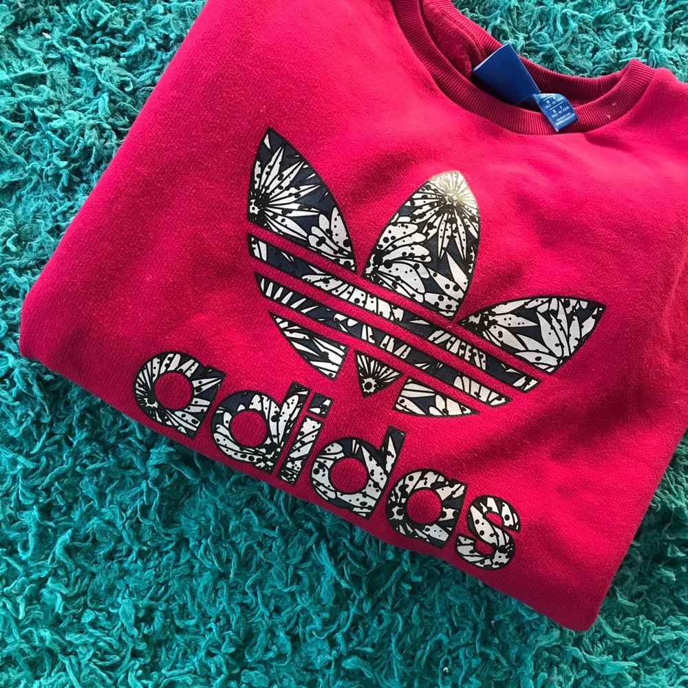 Adidas kids pullover sweater
